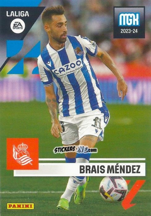 Figurina Brais Méndez - LaLiga 2023-2024. Megacracks n. 317 - Panini