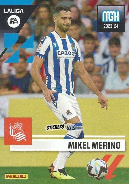 Sticker Mikel Merino - LaLiga 2023-2024. Megacracks n. 318 - Panini