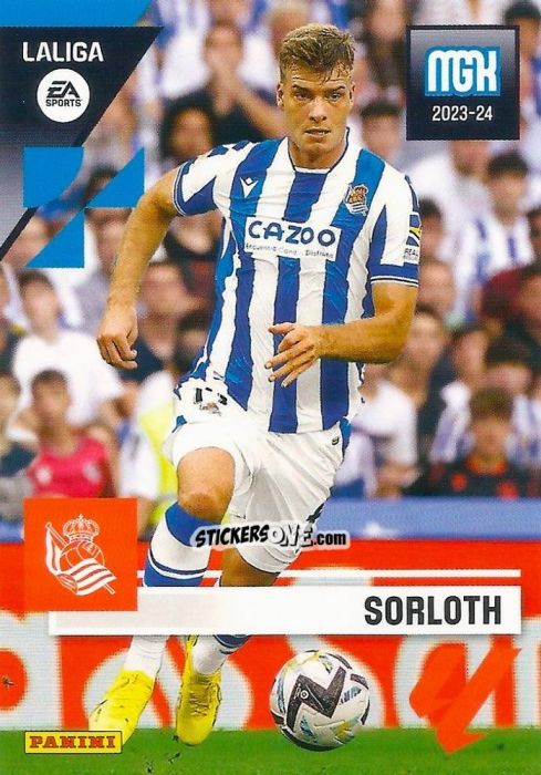 Figurina Sorloth - LaLiga 2023-2024. Megacracks n. 324 - Panini