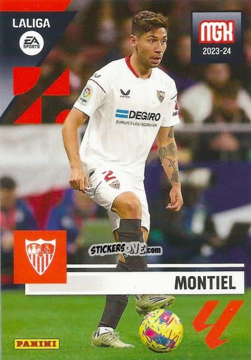 Sticker Montiel - LaLiga 2023-2024. Megacracks n. 328 - Panini