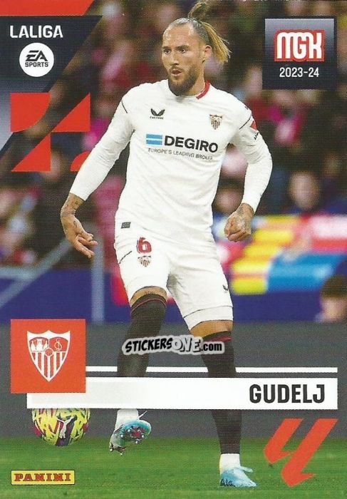 Figurina Gudelj - LaLiga 2023-2024. Megacracks n. 333 - Panini