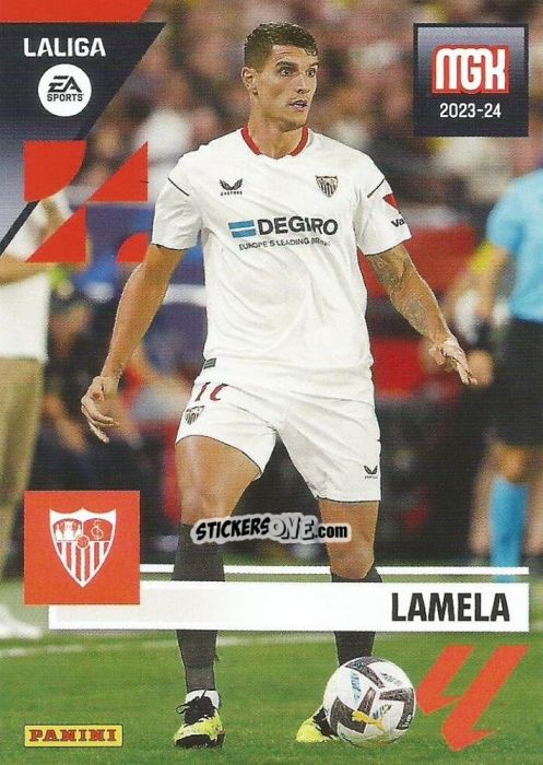 Figurina Lamela - LaLiga 2023-2024. Megacracks n. 338 - Panini