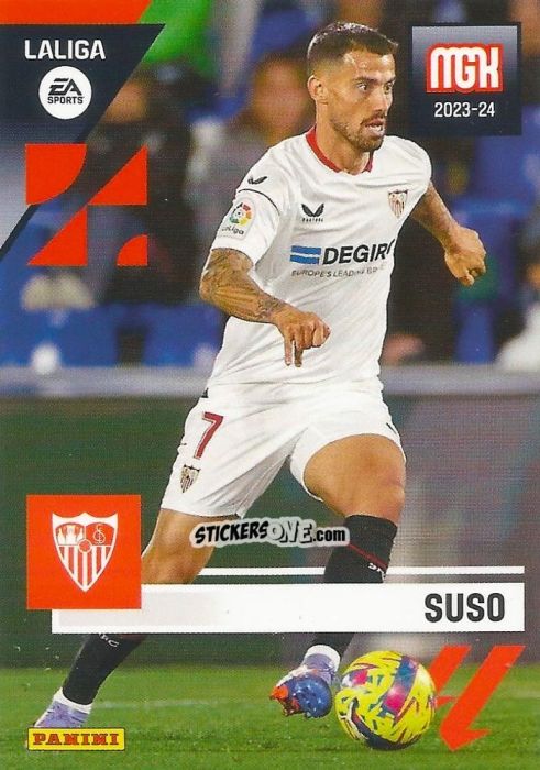 Figurina Suso - LaLiga 2023-2024. Megacracks n. 340 - Panini