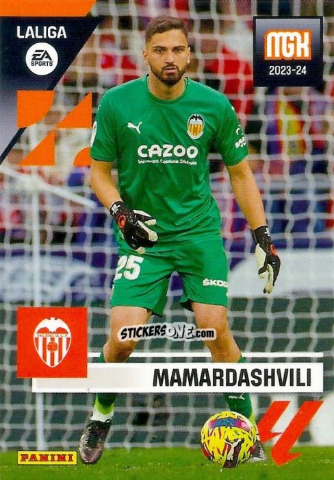 Cromo Mamardashvili - LaLiga 2023-2024. Megacracks n. 344 - Panini
