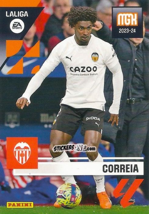 Figurina Correia - LaLiga 2023-2024. Megacracks n. 346 - Panini