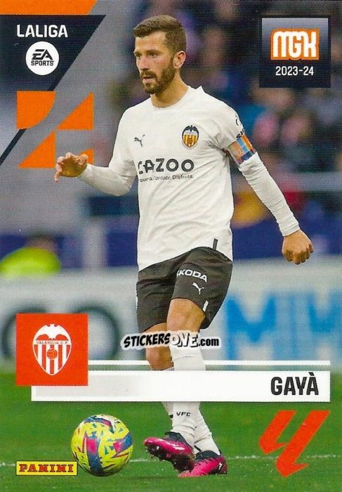 Figurina Gayá - LaLiga 2023-2024. Megacracks n. 351 - Panini
