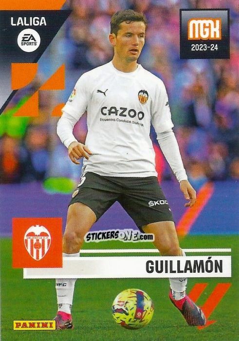 Figurina Guillamón - LaLiga 2023-2024. Megacracks n. 352 - Panini