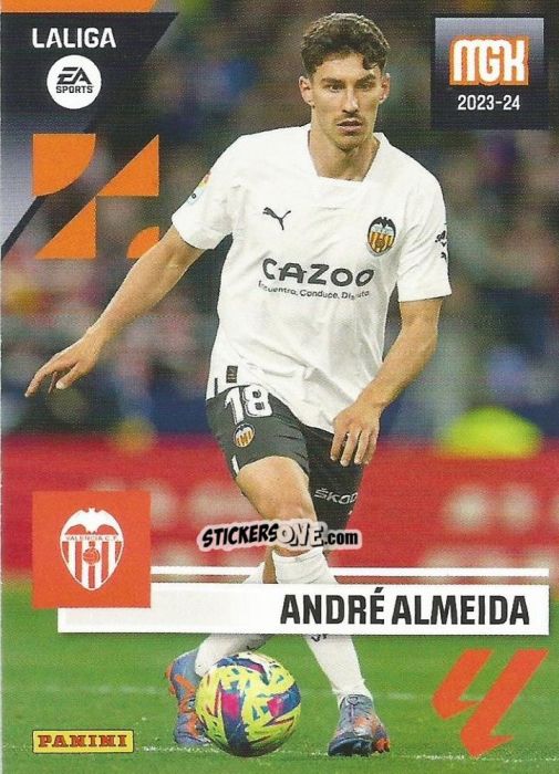 Cromo André Almeida - LaLiga 2023-2024. Megacracks n. 354 - Panini