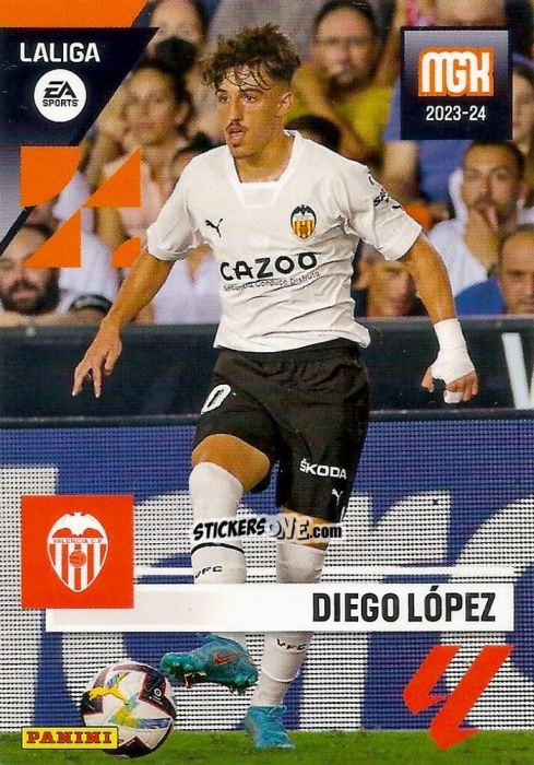 Sticker Diego López - LaLiga 2023-2024. Megacracks n. 360 - Panini