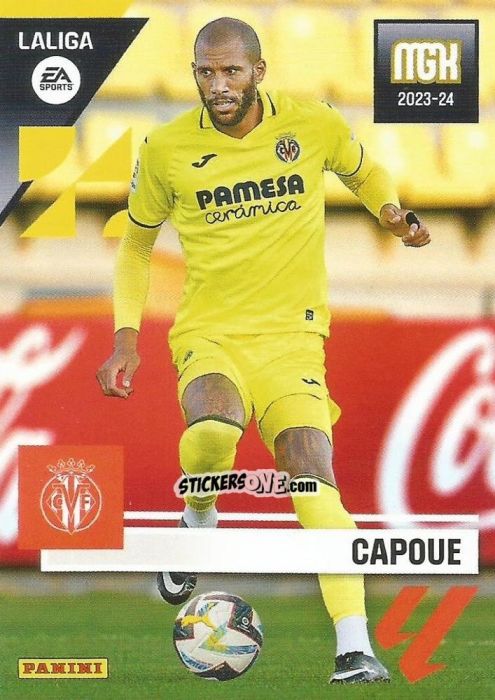 Sticker Capoue - LaLiga 2023-2024. Megacracks n. 369 - Panini