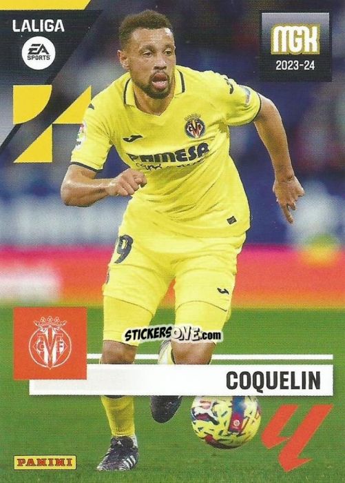 Sticker Coquelín - LaLiga 2023-2024. Megacracks n. 370 - Panini