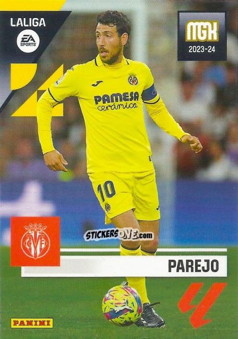 Figurina Parejo - LaLiga 2023-2024. Megacracks n. 372 - Panini
