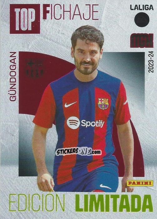 Figurina Gündoğan - LaLiga 2023-2024. Megacracks n. LE-GU - Panini