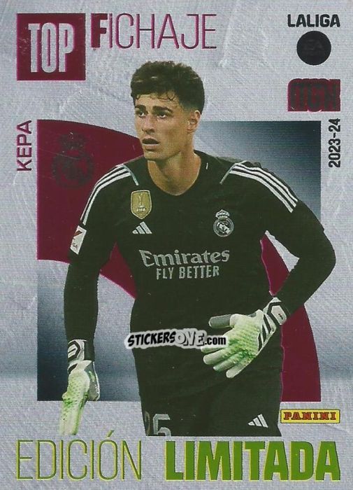 Cromo Kepa - LaLiga 2023-2024. Megacracks n. LE-KE - Panini