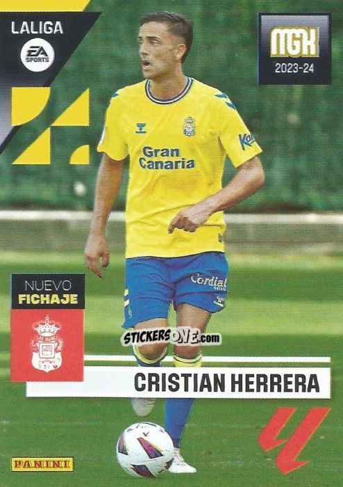 Figurina Cristian Herrera - LaLiga 2023-2024. Megacracks n. 448 - Panini