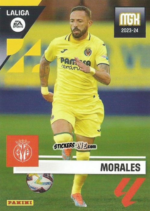 Figurina Morales - LaLiga 2023-2024. Megacracks n. 376 - Panini