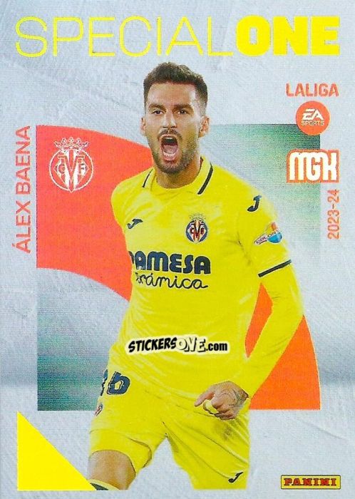 Figurina Álex Baena - LaLiga 2023-2024. Megacracks n. 380 - Panini