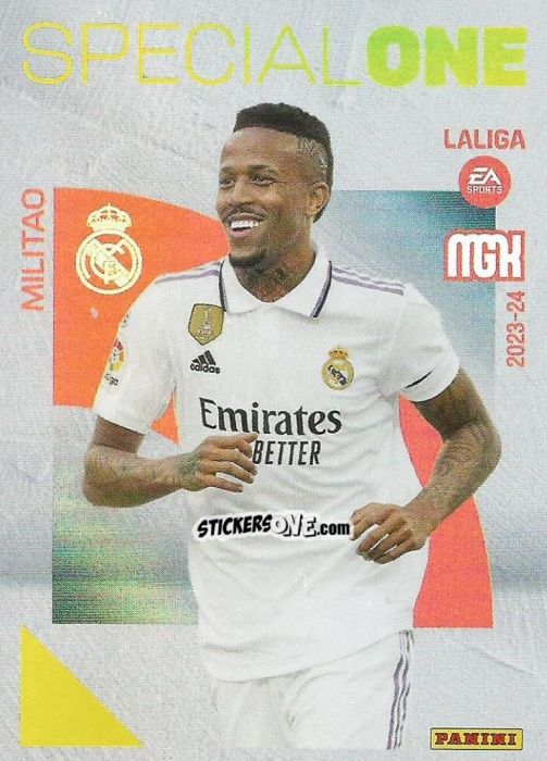 Figurina Militao - LaLiga 2023-2024. Megacracks n. 399 - Panini