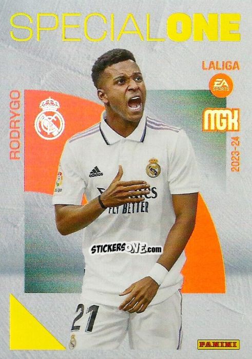 Figurina Rodrygo - LaLiga 2023-2024. Megacracks n. 403 - Panini