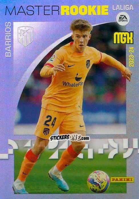 Sticker Barrios - LaLiga 2023-2024. Megacracks n. 413 - Panini