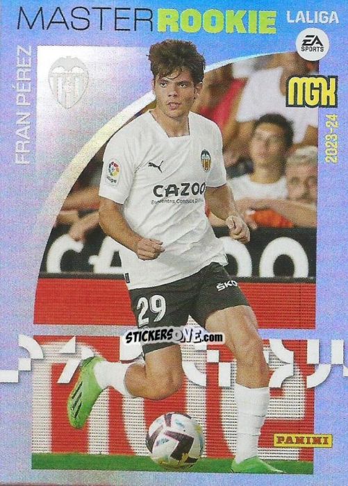 Cromo Fran Pérez - LaLiga 2023-2024. Megacracks n. 418 - Panini