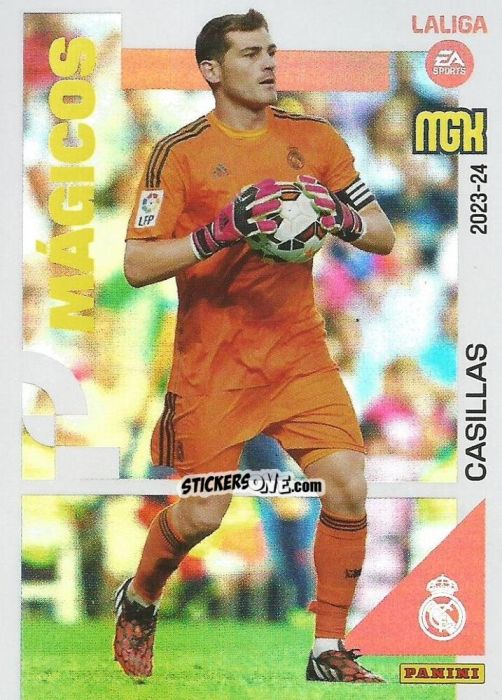 Figurina Casillas - LaLiga 2023-2024. Megacracks n. 434 - Panini