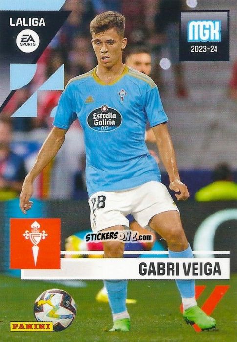 Figurina Gabri Veiga - LaLiga 2023-2024. Megacracks n. 155 - Panini