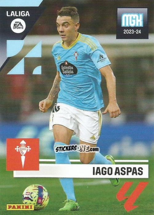 Figurina Iago Aspas - LaLiga 2023-2024. Megacracks n. 159 - Panini