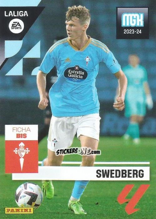 Figurina Swedberg - LaLiga 2023-2024. Megacracks n. 162bis - Panini