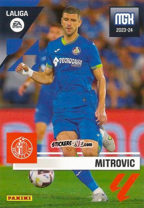 Figurina Mitrovic - LaLiga 2023-2024. Megacracks n. 170 - Panini