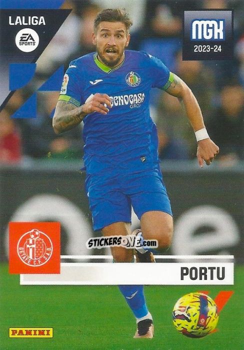 Figurina Portu - LaLiga 2023-2024. Megacracks n. 177 - Panini