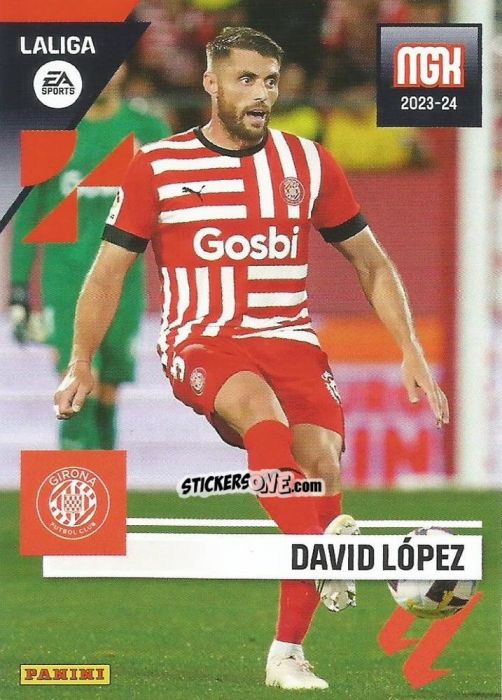 Figurina David López - LaLiga 2023-2024. Megacracks n. 186 - Panini