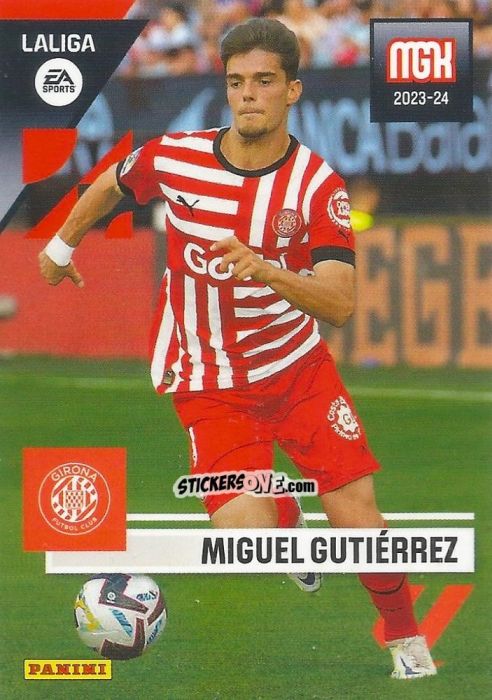 Cromo Miguel Gutiérrez - LaLiga 2023-2024. Megacracks n. 189 - Panini