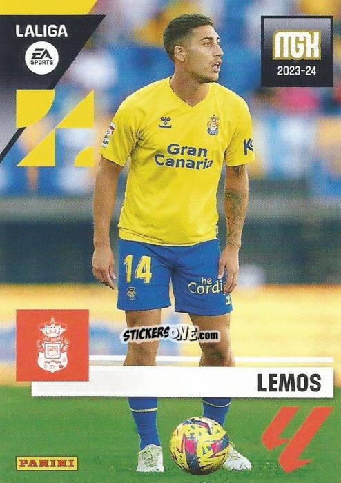 Figurina Lemos - LaLiga 2023-2024. Megacracks n. 220 - Panini