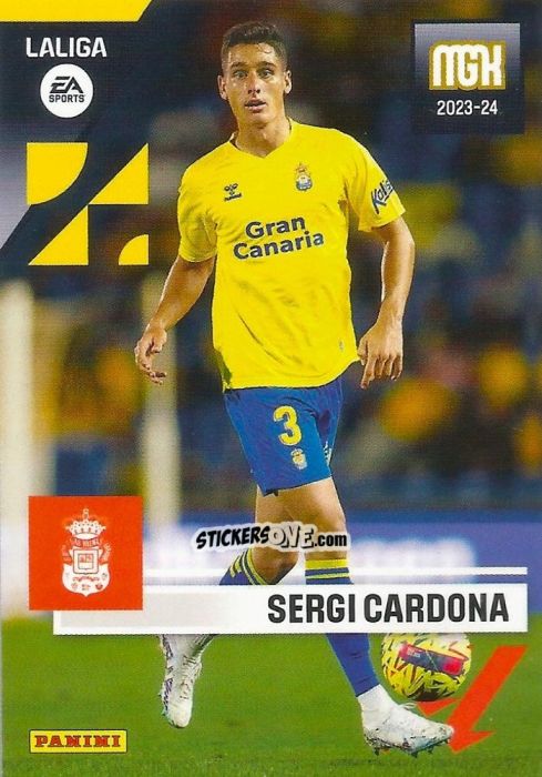 Figurina Sergi Cardona - LaLiga 2023-2024. Megacracks n. 224 - Panini