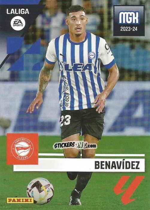 Cromo Benavídez - LaLiga 2023-2024. Megacracks n. 27 - Panini