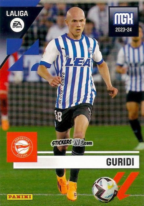 Sticker Guridi - LaLiga 2023-2024. Megacracks n. 31 - Panini