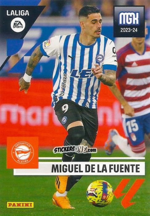 Cromo Miguel De la Fuente - LaLiga 2023-2024. Megacracks n. 34 - Panini