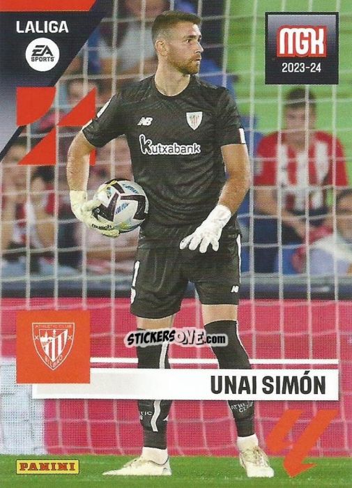 Figurina Unai Simón - LaLiga 2023-2024. Megacracks n. 56 - Panini