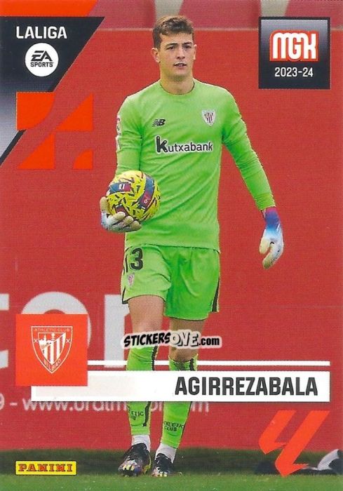 Figurina Agirrezabala - LaLiga 2023-2024. Megacracks n. 57 - Panini