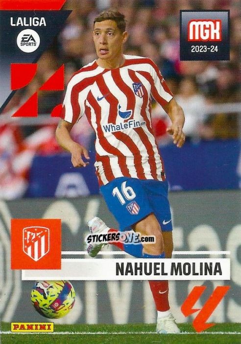 Figurina Nahuel Molina - LaLiga 2023-2024. Megacracks n. 76 - Panini