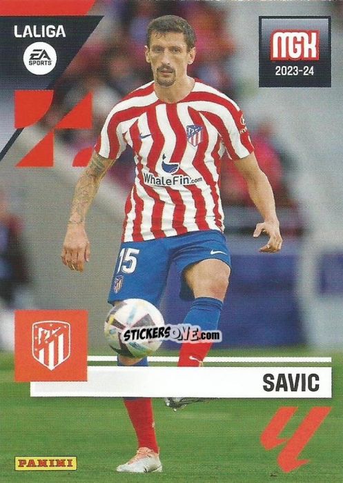 Figurina Savic - LaLiga 2023-2024. Megacracks n. 78 - Panini