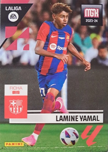 Figurina Lamine Yamal - LaLiga 2023-2024. Megacracks n. 108BIS - Panini