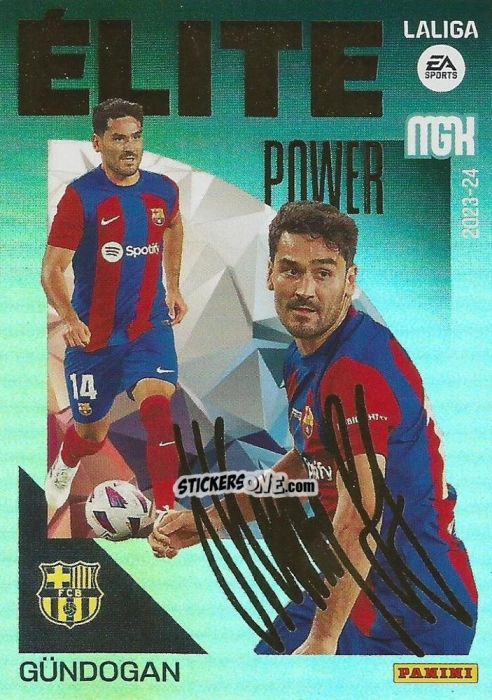 Figurina Gundogan - LaLiga 2023-2024. Megacracks n. 506P - Panini