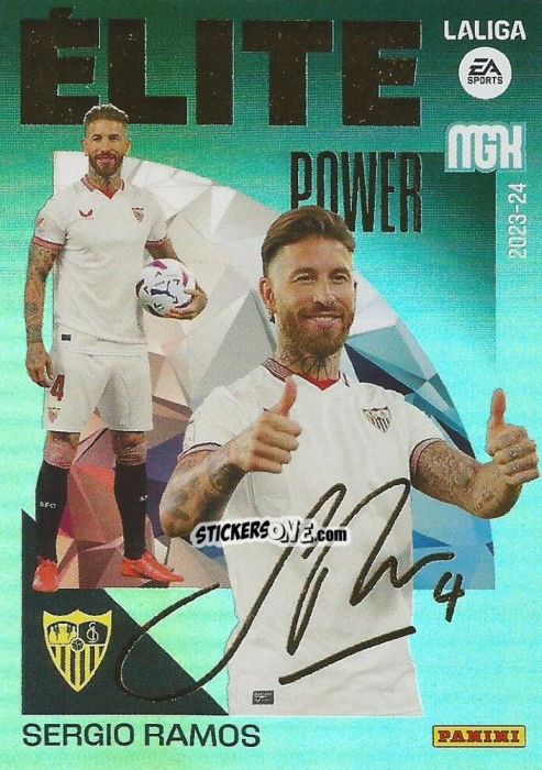 Cromo Sergio Ramos - LaLiga 2023-2024. Megacracks n. 507P - Panini