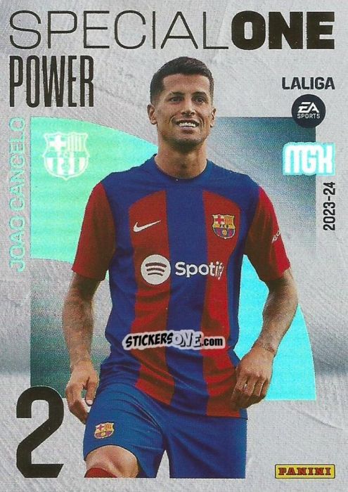 Figurina Joao Cancelo - LaLiga 2023-2024. Megacracks n. 509P - Panini