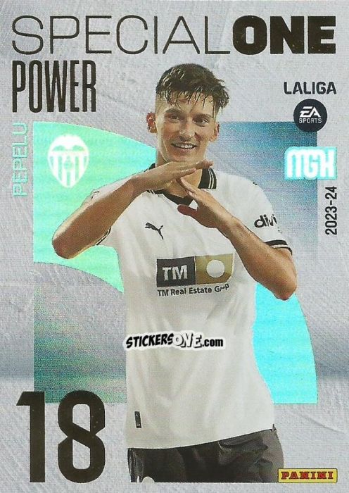 Cromo Pepelu - LaLiga 2023-2024. Megacracks n. 510P - Panini