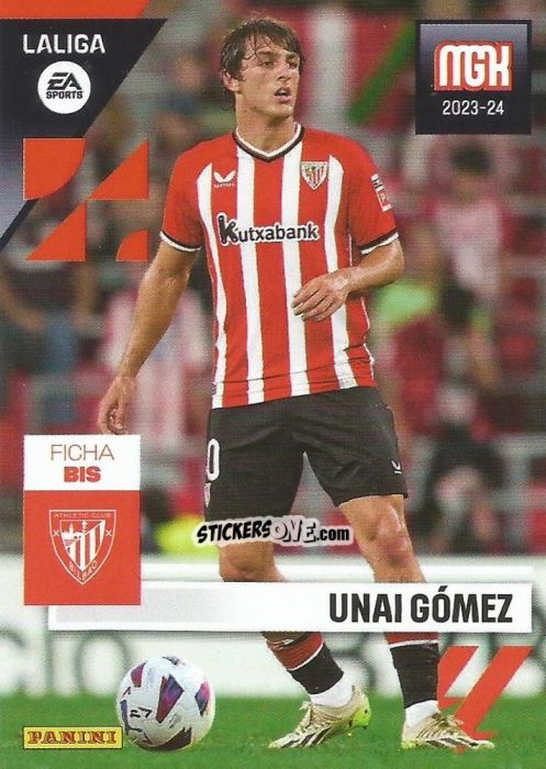 Figurina Unai Gomez - LaLiga 2023-2024. Megacracks n. 67BIS - Panini
