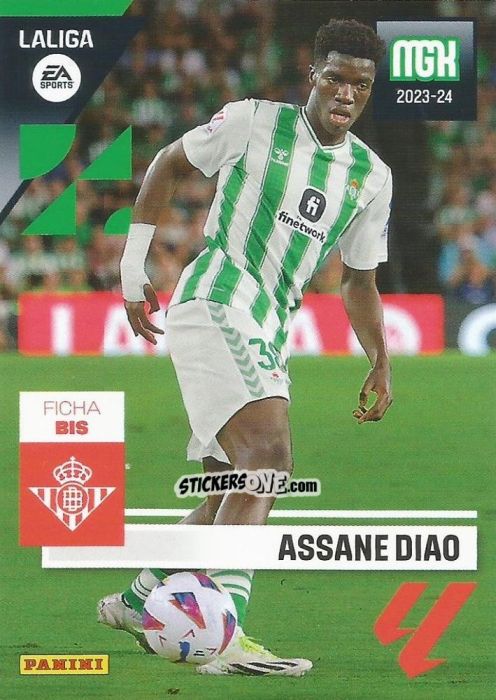 Cromo Assane Diao - LaLiga 2023-2024. Megacracks n. 122BIS - Panini