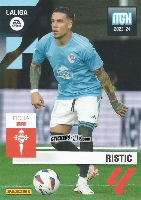 Figurina Ristic - LaLiga 2023-2024. Megacracks n. 152BIS - Panini